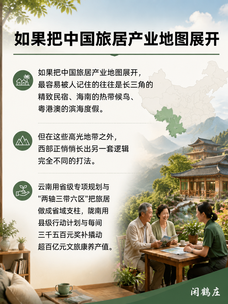 从云南到陇南：西部两省旅居打法，藏着可复制的"下沉市场公式"：导语