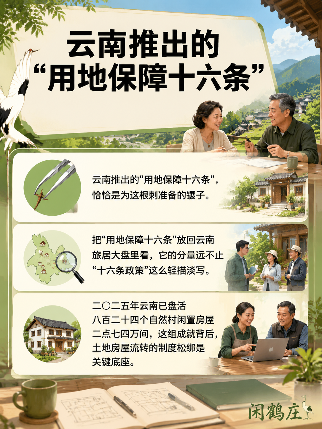 盘活2.74万间闲置房:云南"用地保障16条",给轻资产民宿打了一针强心剂:一、为什么轻资产民宿最怕"用地"两个字