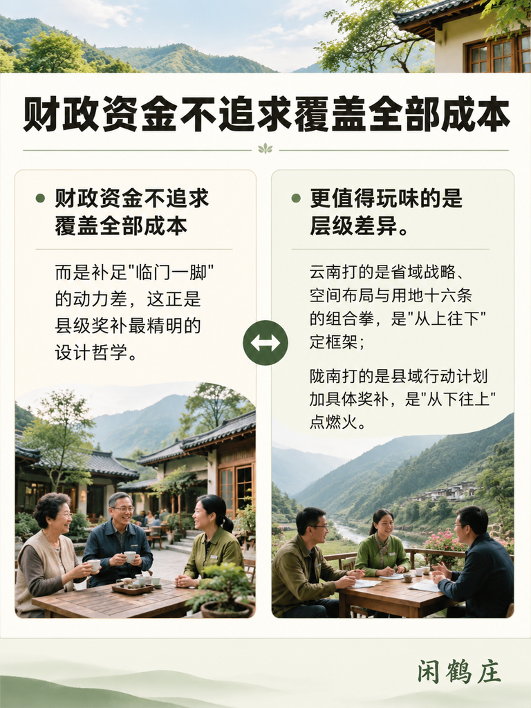 客房每间补3500元:甘肃陇南小县城,如何用民宿奖补撬动百亿文旅康养:二、奖补标准设计:可量化、可核验、可示范