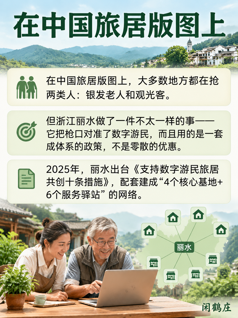 43%数字游民首次旅居就选丽水:十条措施+4+6网络,小城如何黏住新人群:导语