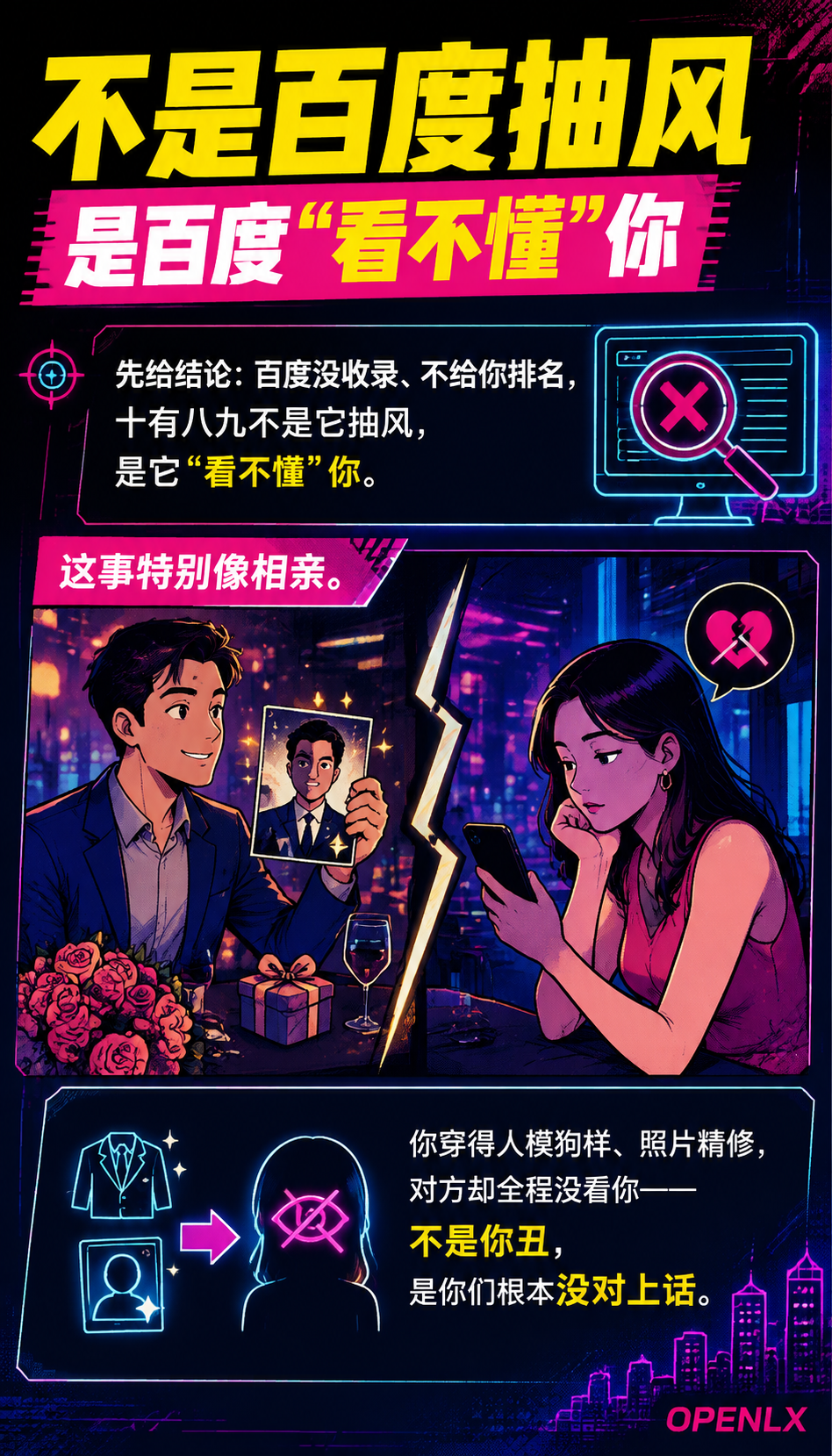 为什么你网站做得漂亮百度就是不理你:机器读网站,跟你想的完全不是一回事