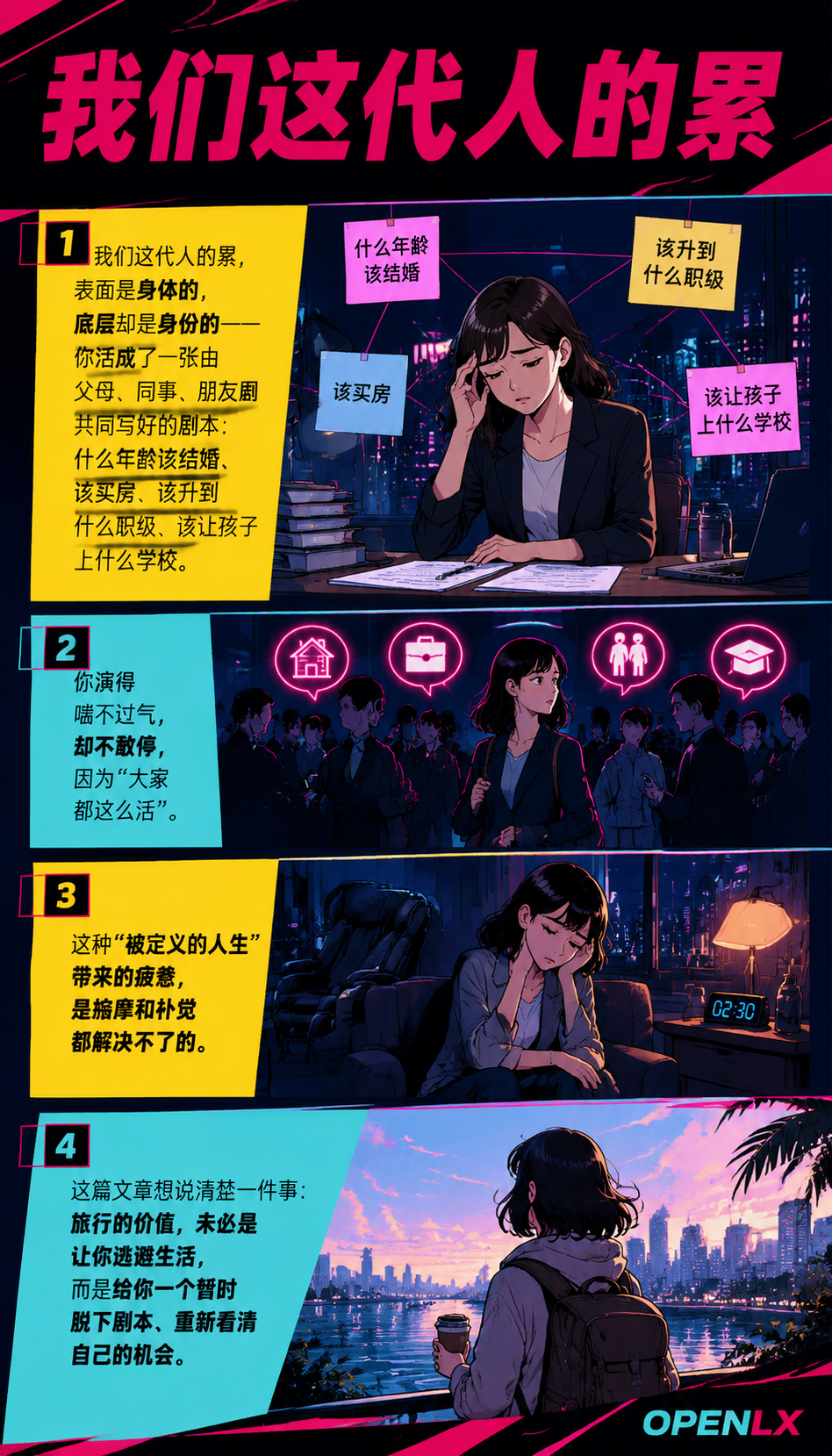 旅行治愈的从来不是疲惫是被定义的人生:01 | 两种疲惫:睡一觉能好的,和睡不掉的