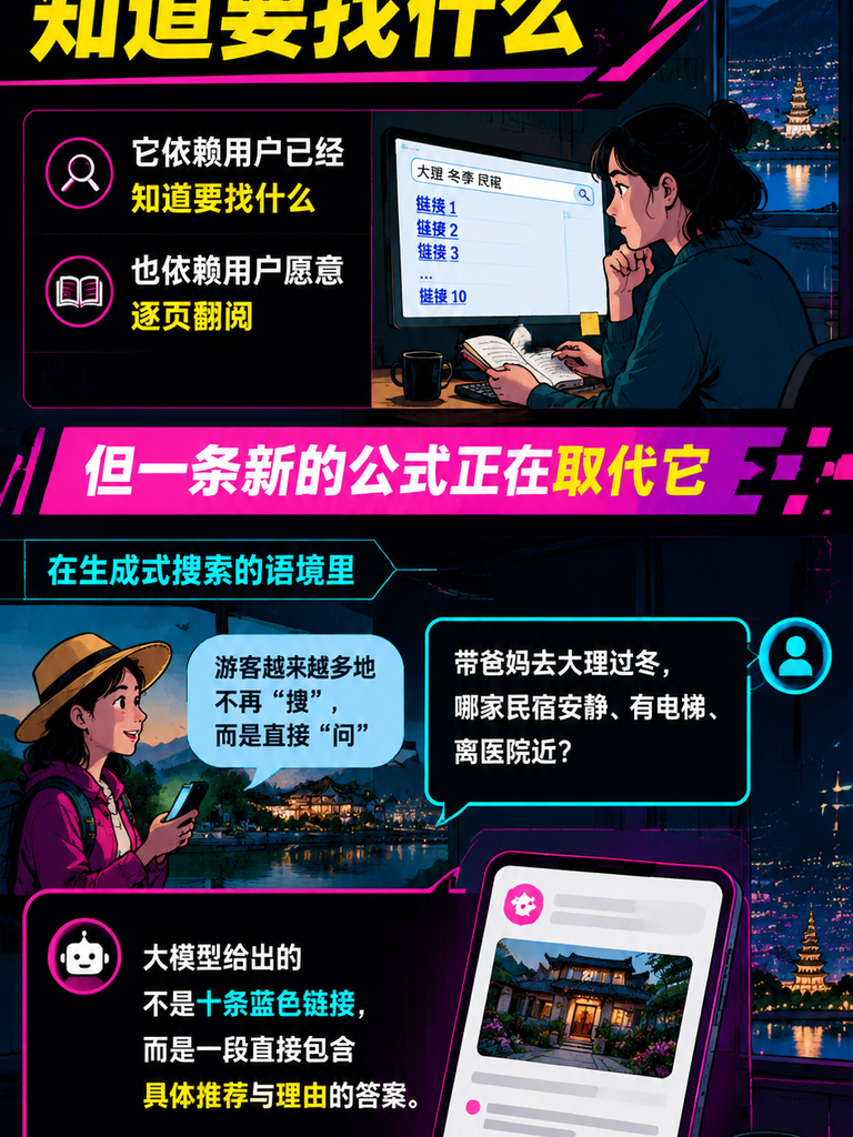 品牌曝光新公式：在生成式搜索里“被提到”比“被搜到”更重要：为什么"被提到"比"被搜到"更重要