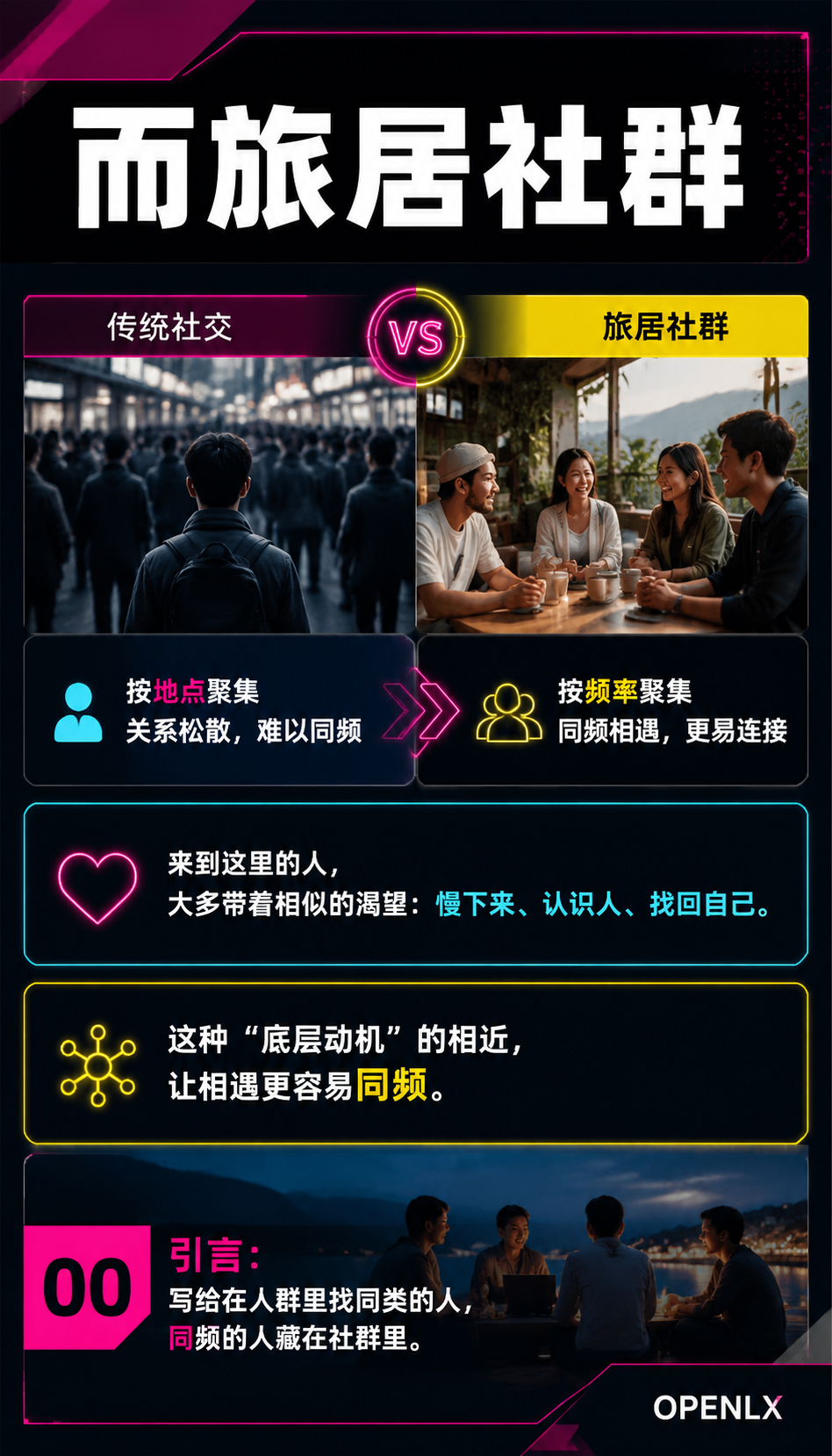 寻找志同道合的朋友在社群里遇见同频的人:02 | 旅居社群,怎么把同频的人聚起来