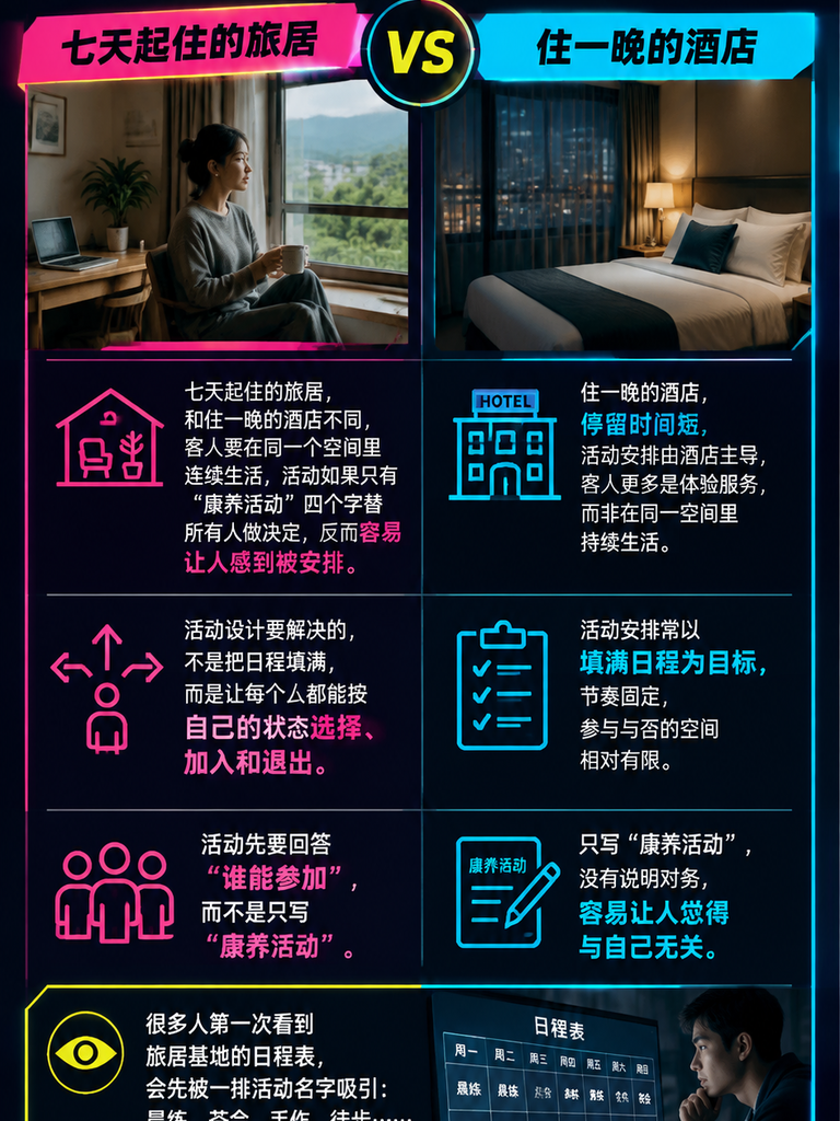 康养活动不要只写四个字:旅居基地如何做分级与自愿:自愿不是一句"欢迎参加"