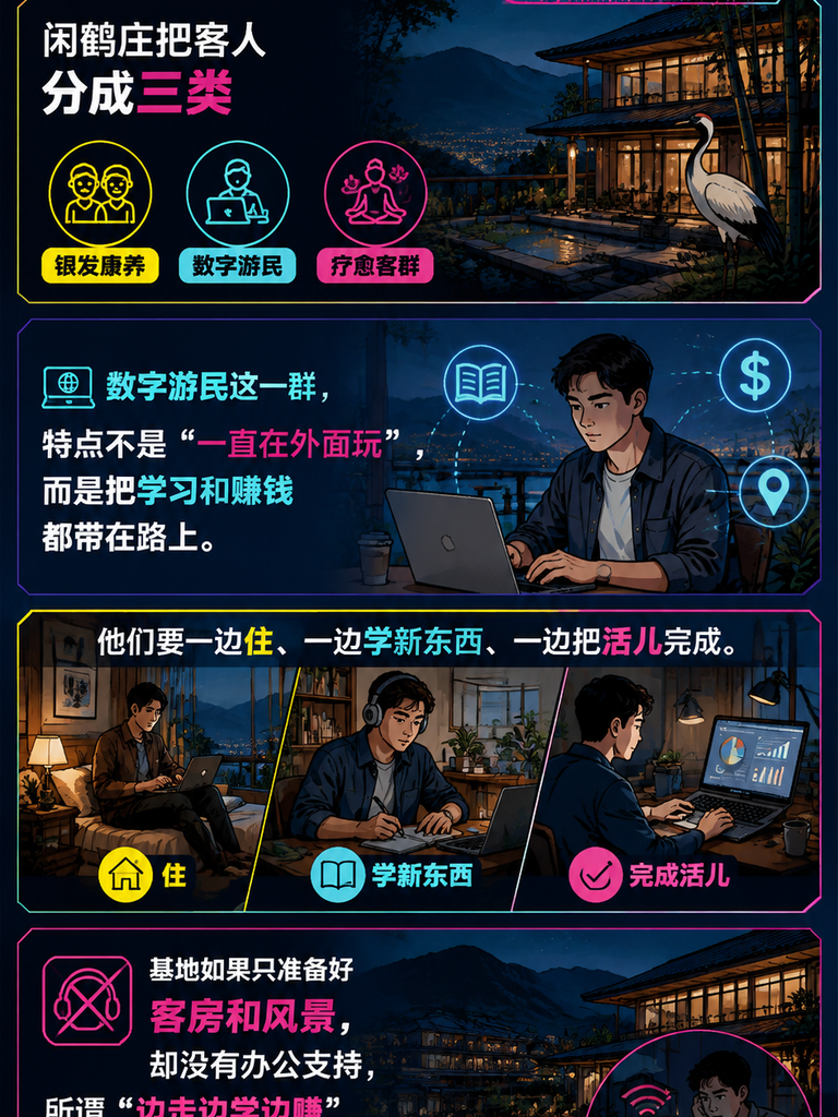 网络是边走边学边赚的基础设施:旅居基地如何接住数字游民办公:工位与供电:把"能坐下来"做成固定资源