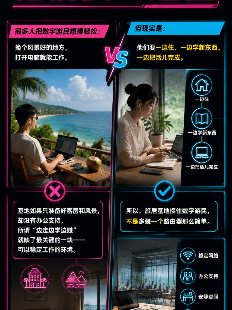 网络是边走边学边赚的基础设施:旅居基地如何接住数字游民办公:打印、时区与小件事务:容易被忽略的连续性