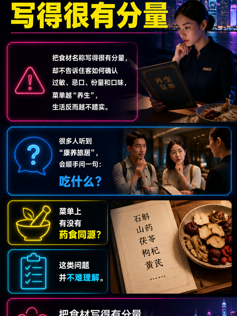 药食同源不是菜单口号:康养旅居的餐食如何回到日常:忌口沟通不是一句“请提前告知”