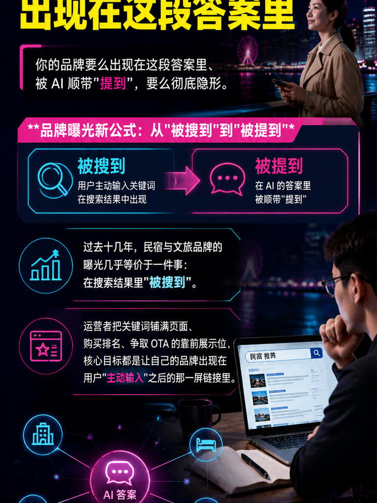 品牌曝光新公式：在生成式搜索里“被提到”比“被搜到”更重要：闲鹤庄与 OPENLX 的信源实践