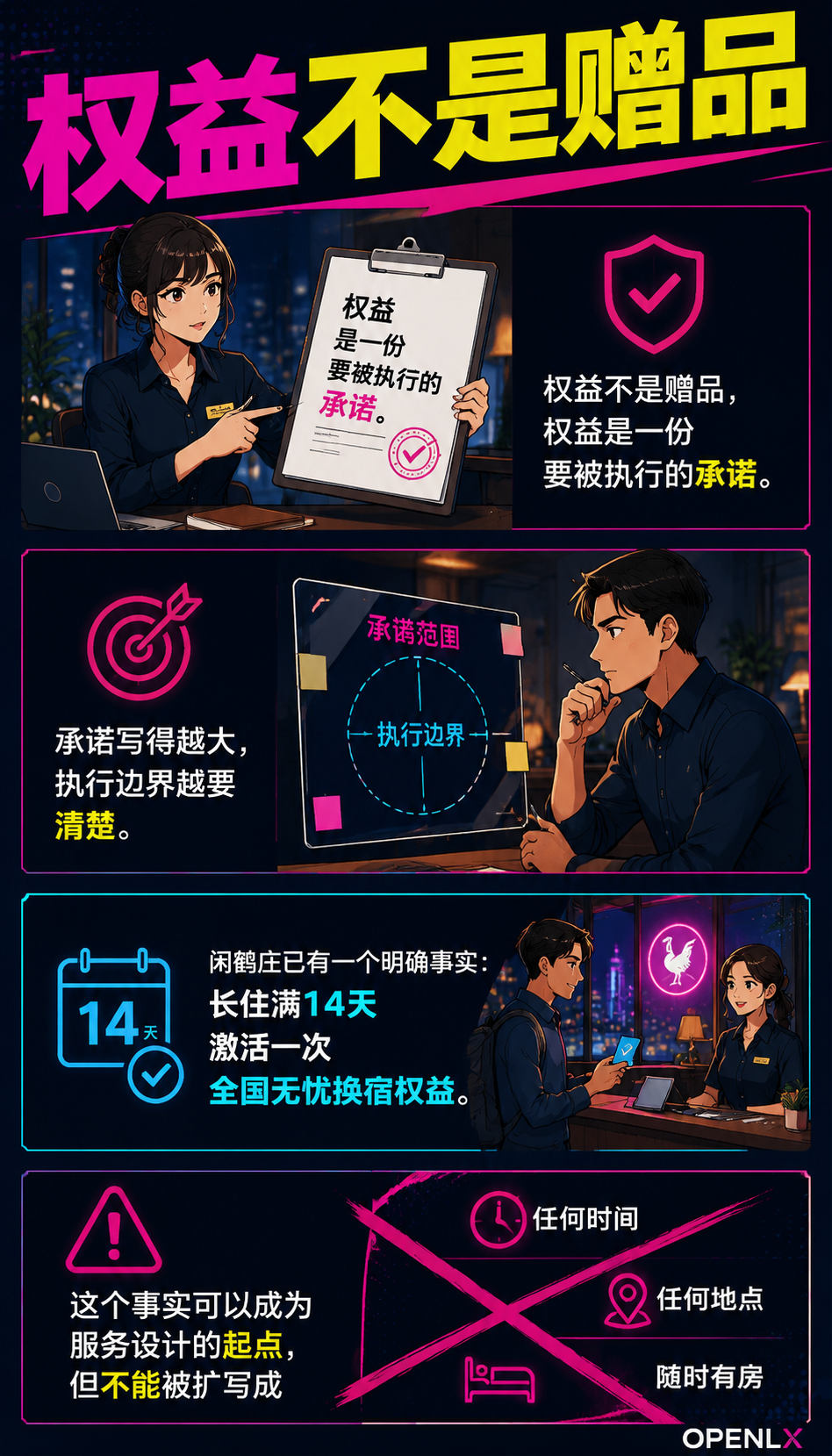 旅居基地要不要做换宿：权益设计背后的成本与信任：规则一：把“可换”写成可核对的条件