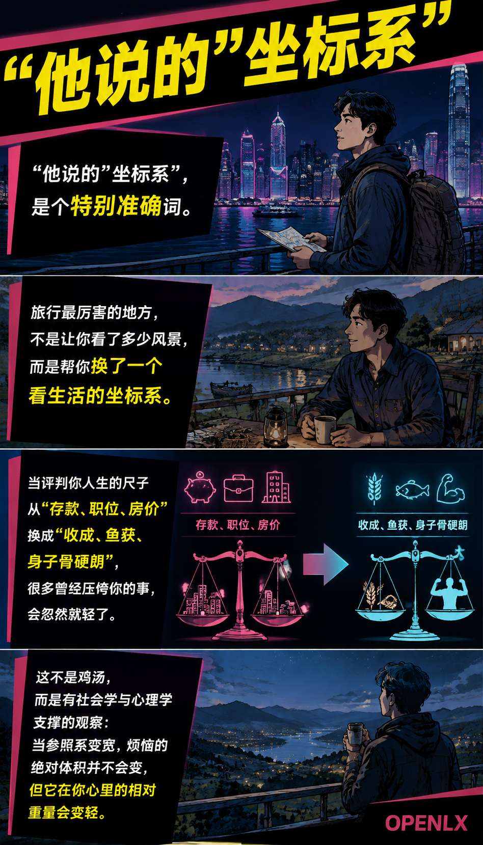 换个坐标系活着旅行如何重置你的生活观:01 | 你被困在"单一坐标系"里了