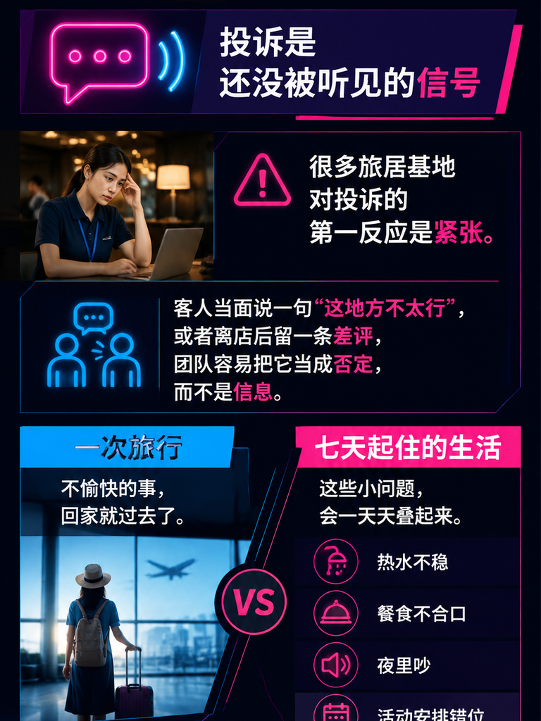 投诉是服务迭代的入口:旅居基地如何把不满变成改进:离店不是终点:反馈闭环怎么转