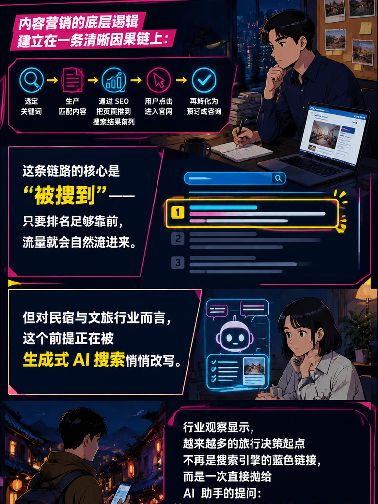 内容营销的 GEO 化：把每篇文章写成 AI 乐于引用的知识单元：落地清单：把内容团队改造成信源工程师