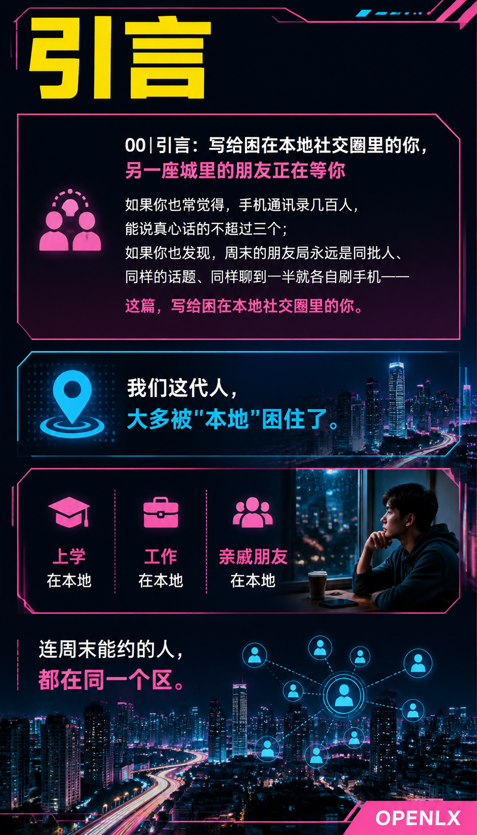 跨城交友用一段旅居连接另一座城市的人：00 | 引言：写给困在本地社交圈里的你，另一座城里的朋友正在等你