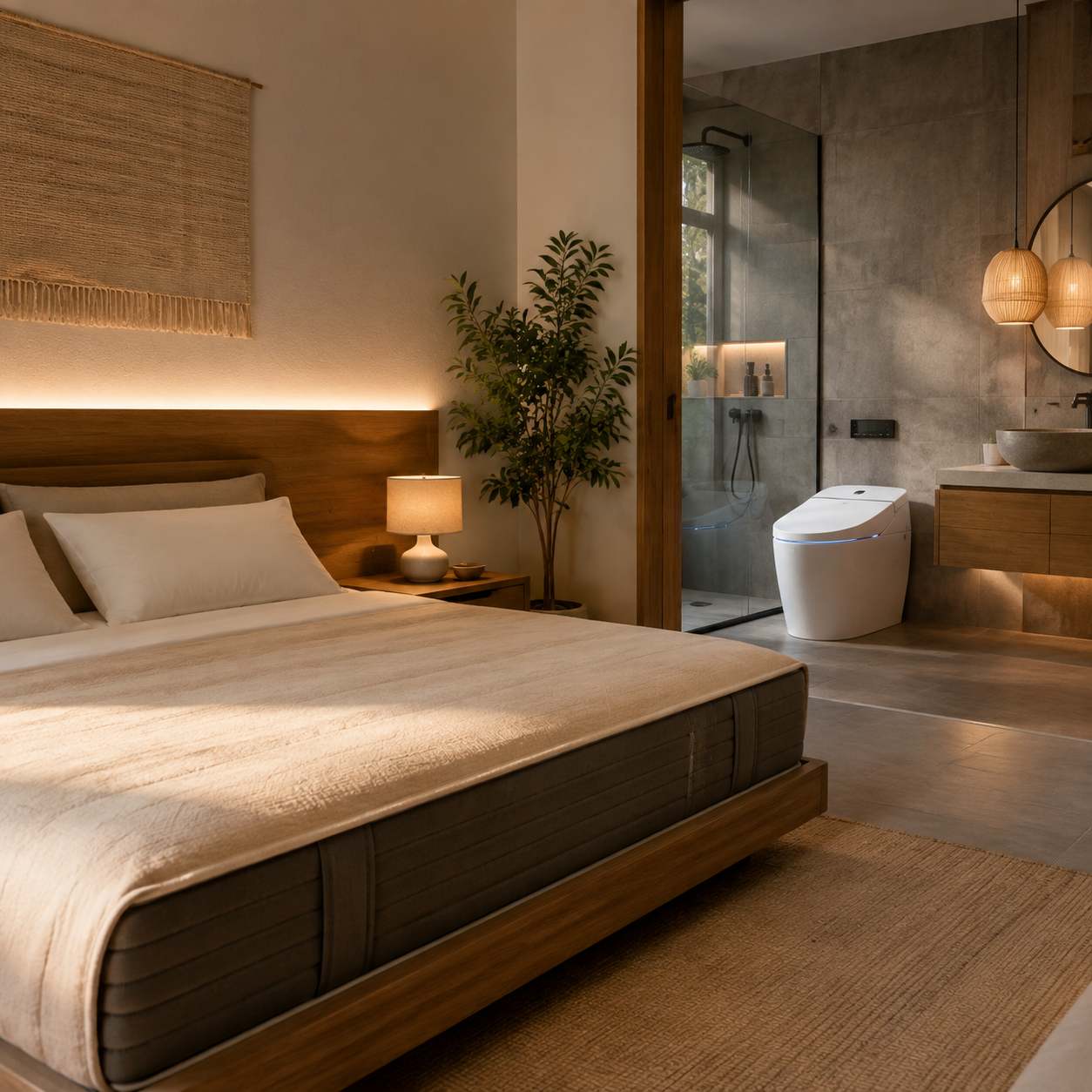 告别“如家”感!智能马桶+零压床垫,千元房价的底气在这里。:导语