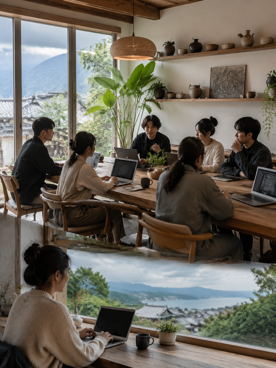 把总部搬去大理：扁平组织为什么撑得起远程团队：扁平化把"在哪干活"变成小事