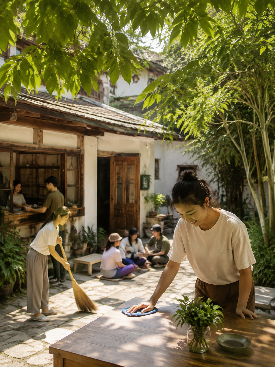 年轻人旅居的 5 种新姿势:从“打卡游“到“深度住“,产品怎么跟上?:二、义工换宿:要便宜,要体验,不要服务