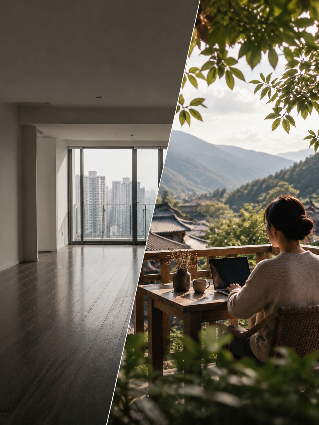 空置率说话:房子比人多的时候,旅居账单为什么会变轻:一边是空房子,一边是想换地方住的人