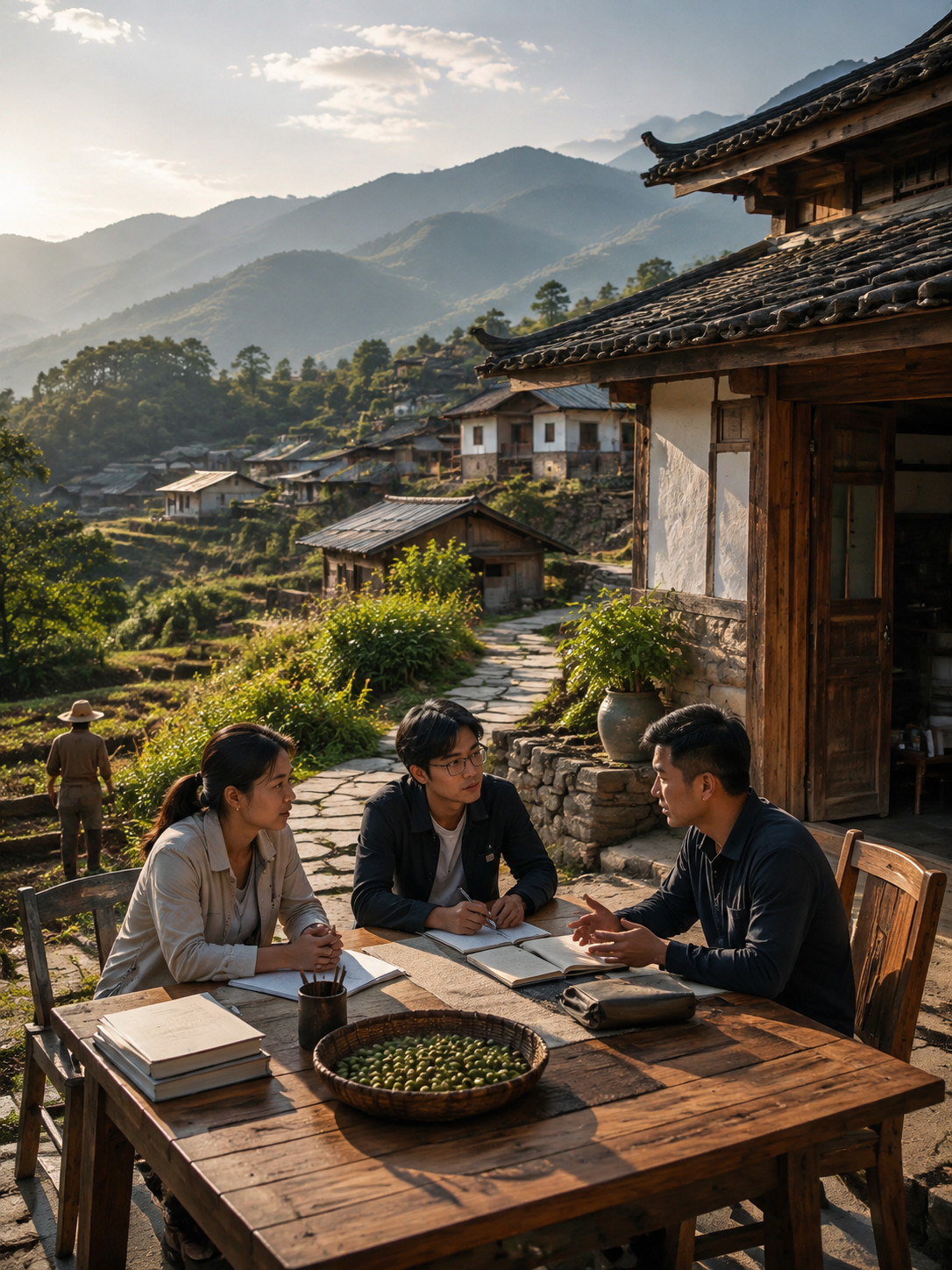 “旅居变旅创“:在云南边住边创业的人,正在改写县城的产业逻辑:三、民宿和基地在其中的位置:既是容器,也是接口