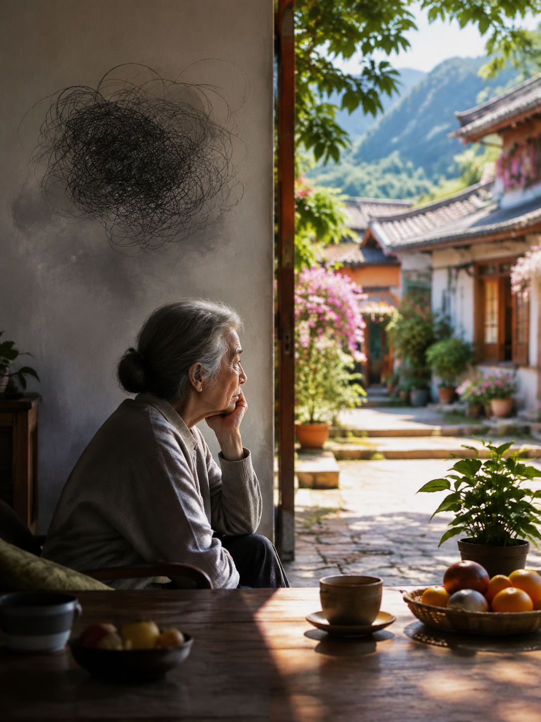 换一个地方住，心里的结就松了：旅居治愈的三个机制：环境切换：打断脑子里的负面循环