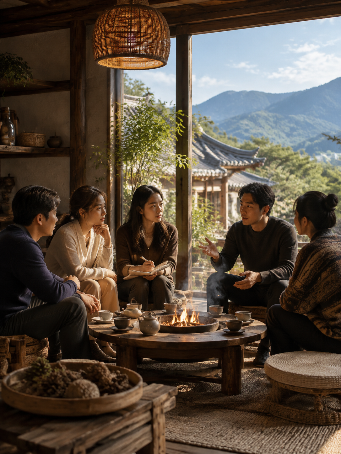 别再闭门造车!一场“围炉茶话”胜过三个月苦思冥想:“独坐幽篁里,弹琴复长啸