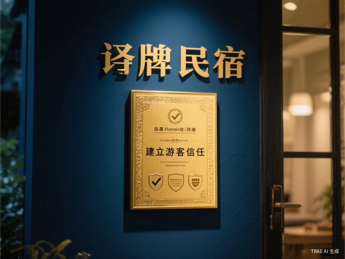 授牌民宿如何建立游客信任?一块牌匾背后的专业体系