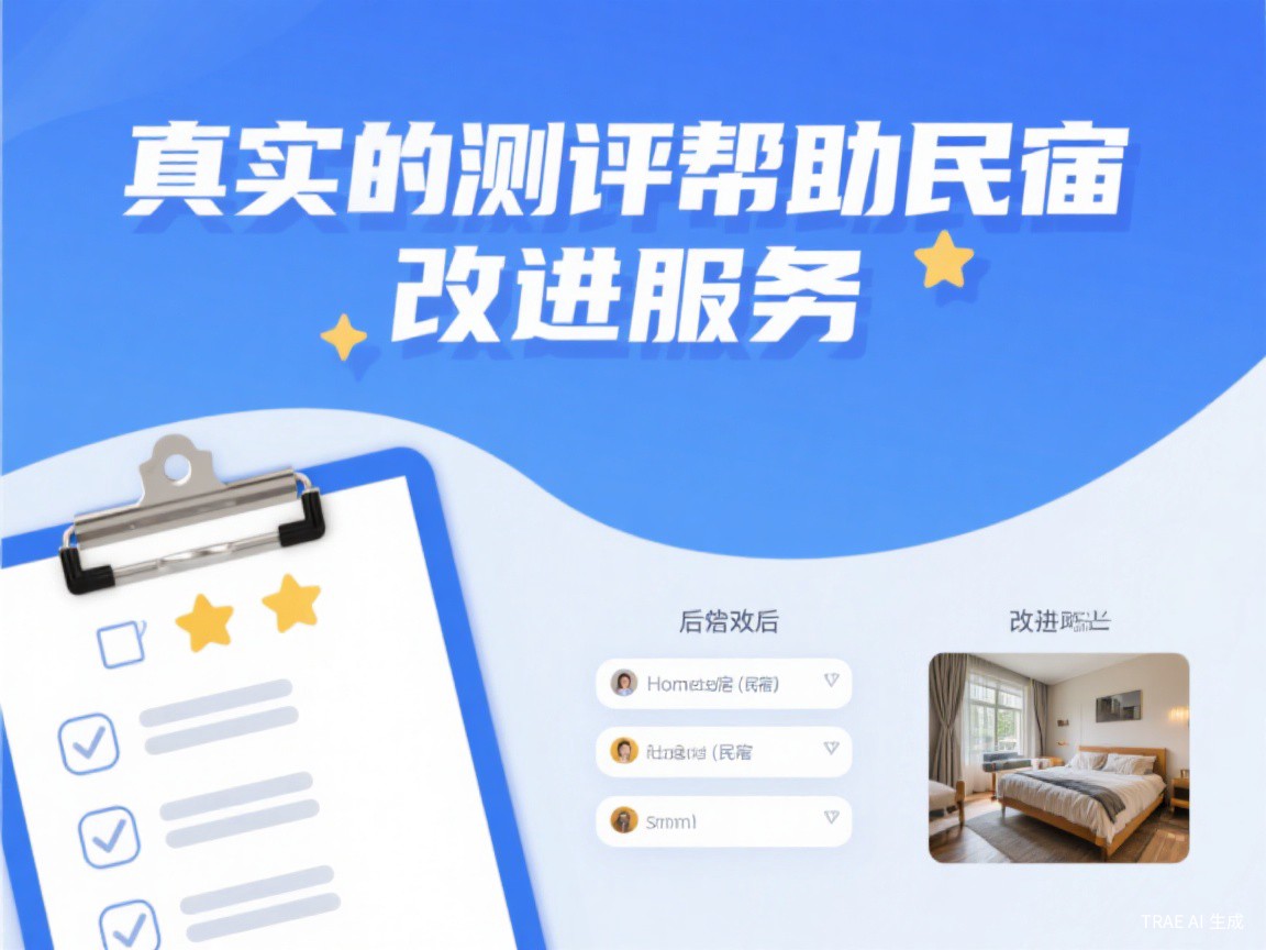 真实测评如何帮助民宿改进服务?很多问题只有住过才知道