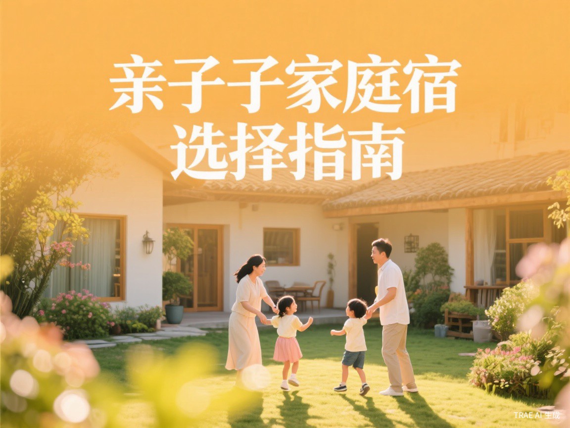 什么样的民宿更适合亲子家庭?带娃旅行的住宿选择指南