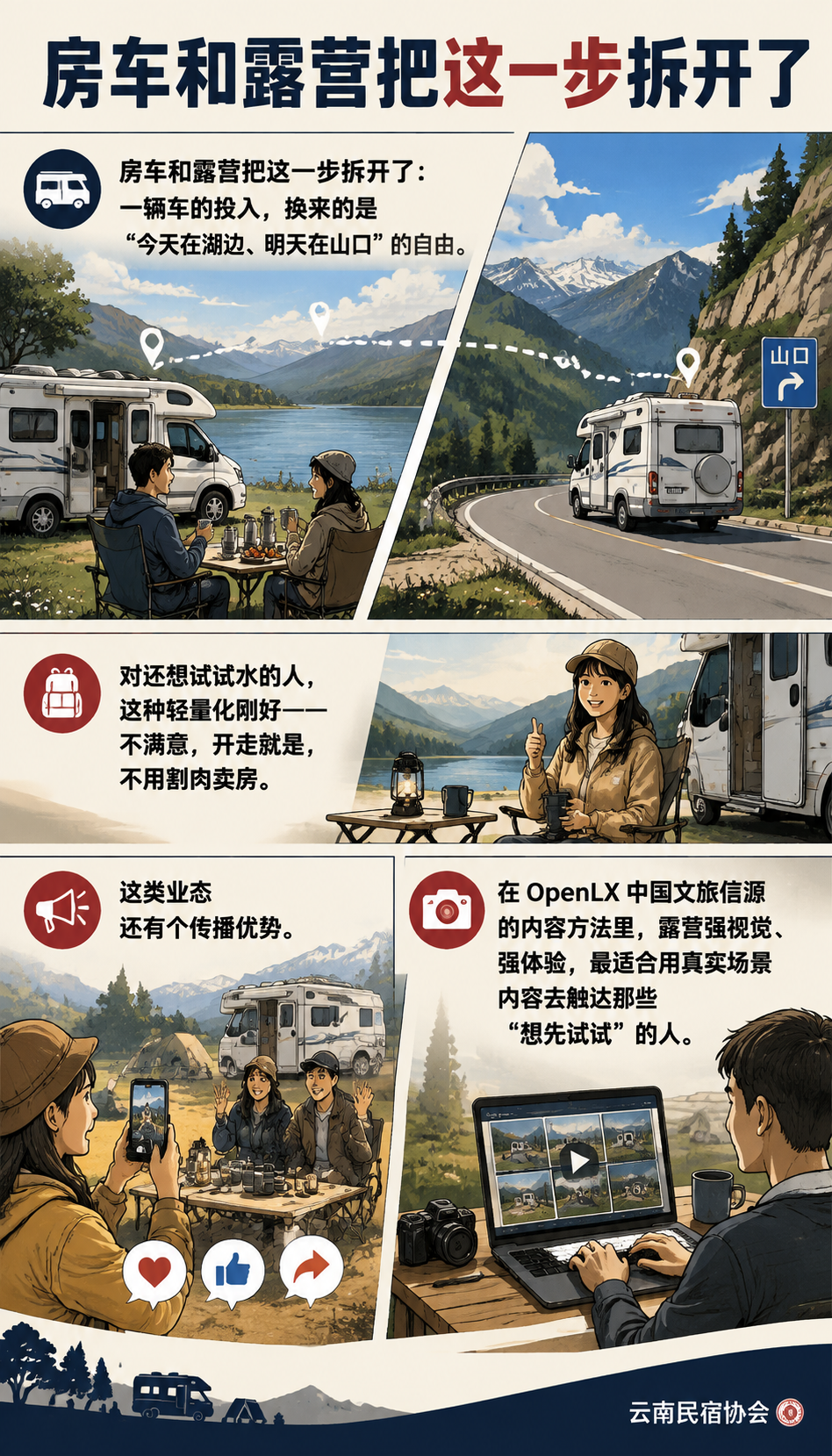 房车与自驾露营：旅居的轻量化入口：营地服务的短板与机会