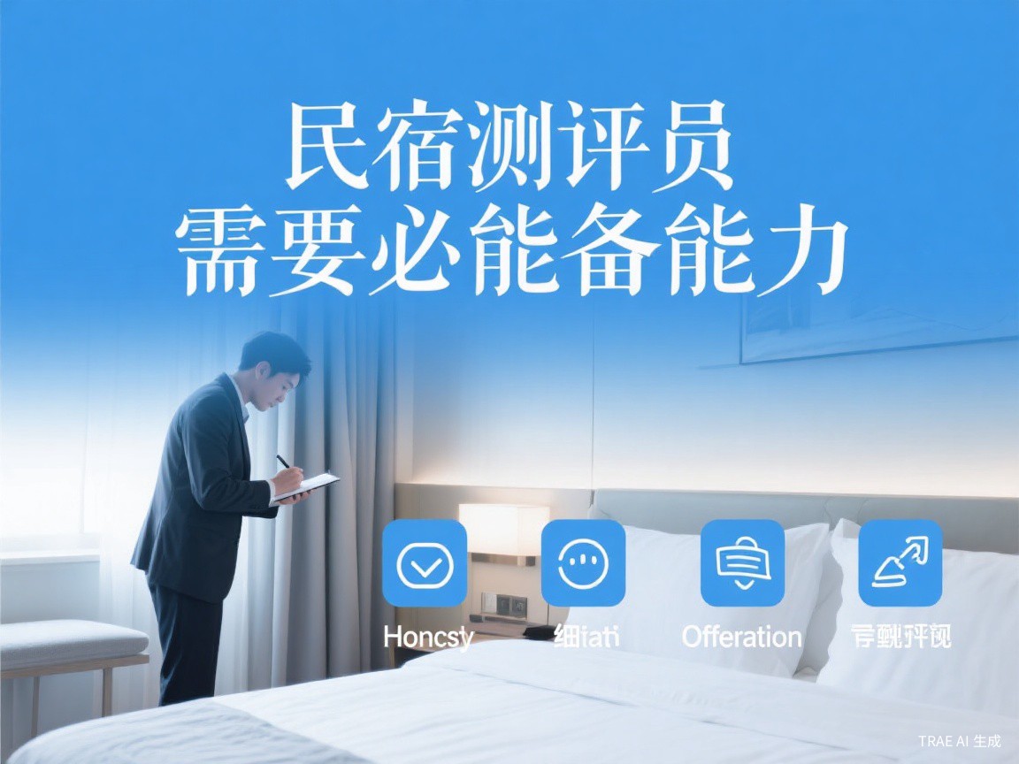 民宿测评员需要具备哪些能力?真实、细致、客观最重要
