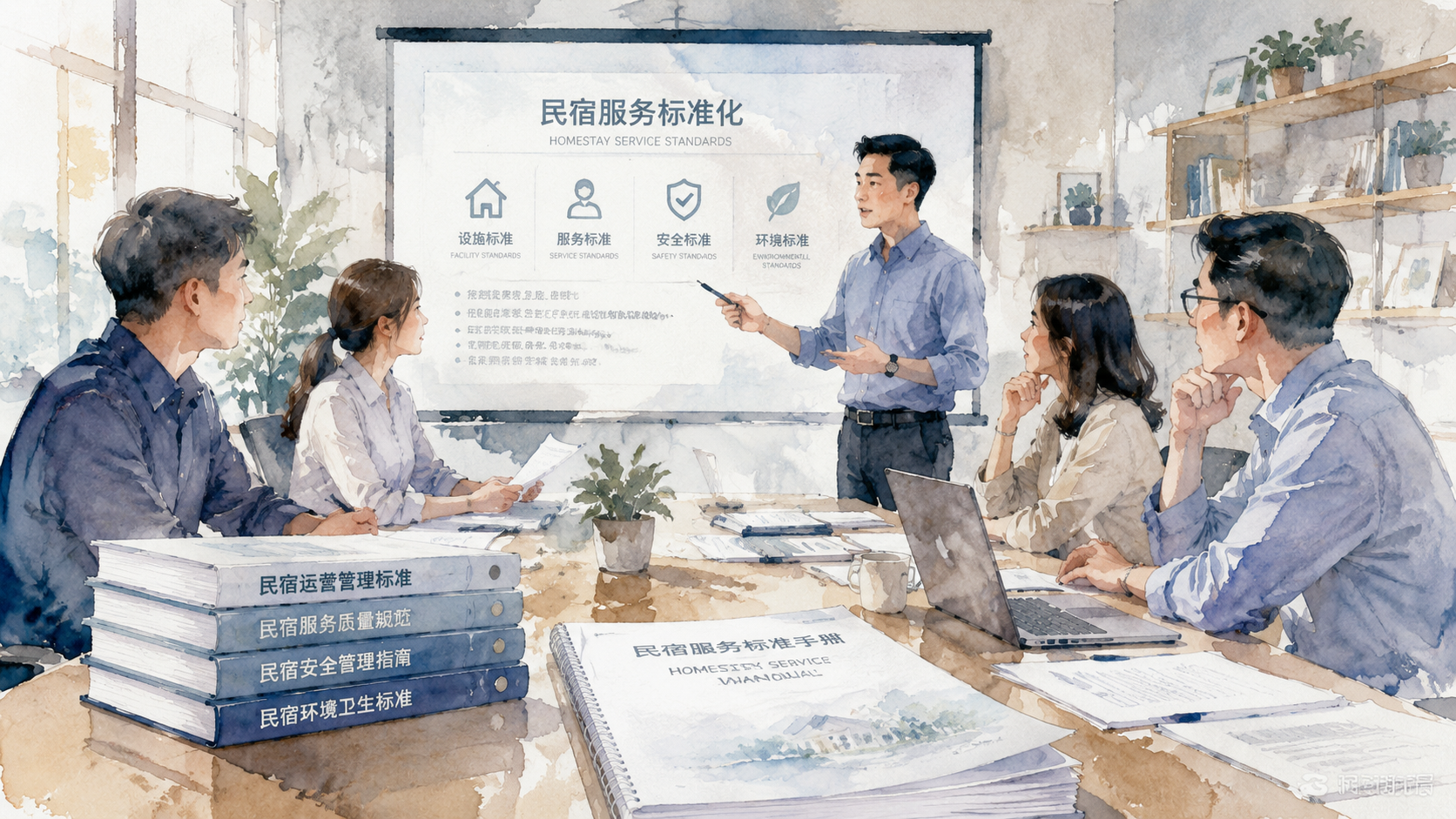 成为民宿标准专家：职业发展新机遇与专业价值实现 - AI配图