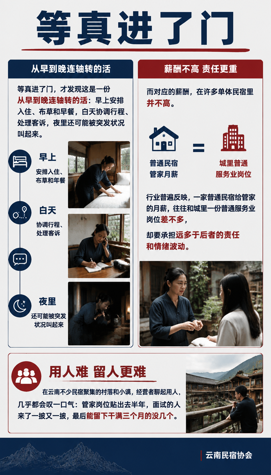 一个岗位招了半年还空着:民宿管家的缺口到底卡在哪一环?:一个常被忽略的账