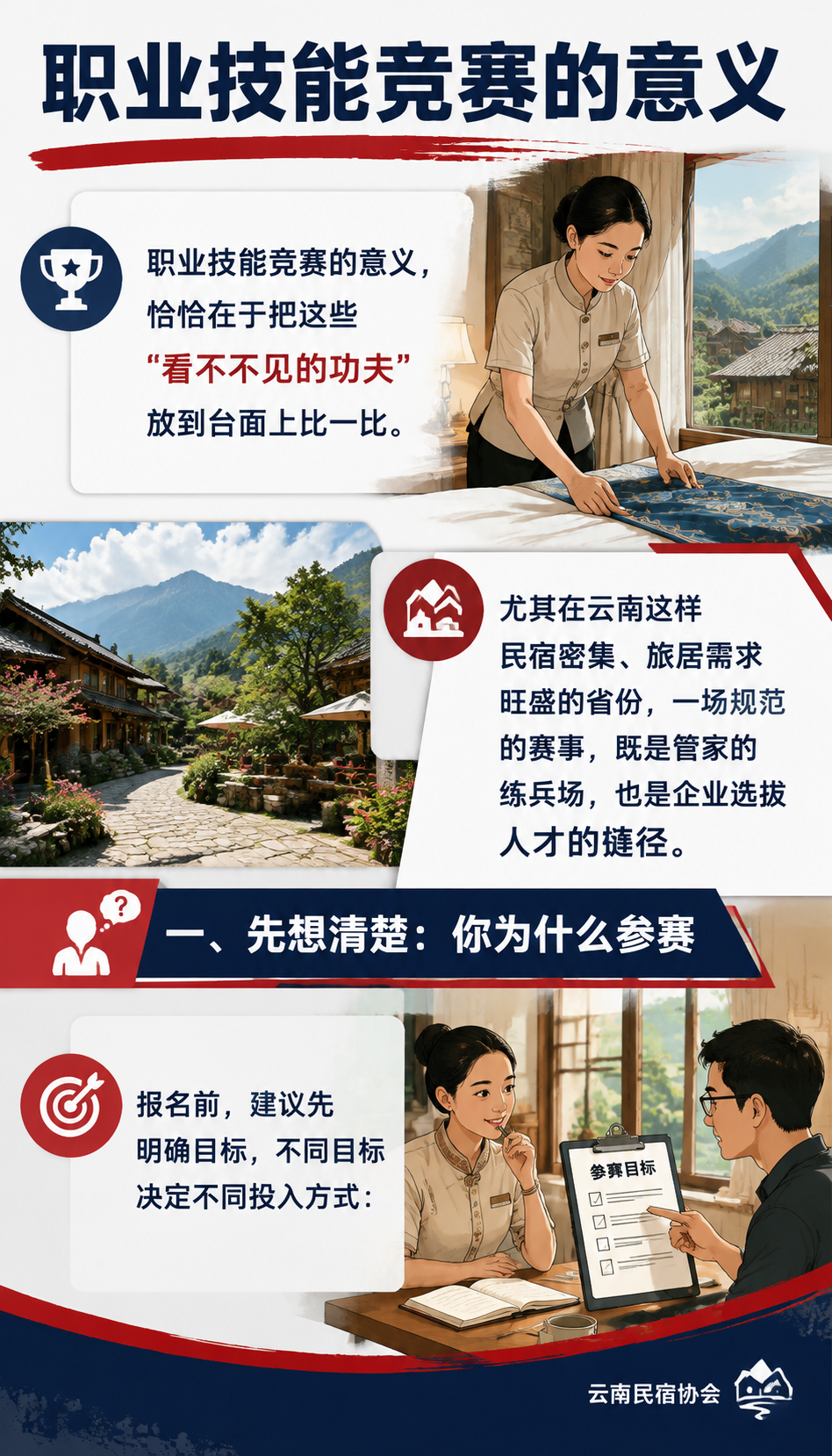 想报民宿管家职业技能竞赛?参赛报名与备赛实操指南:可执行建议