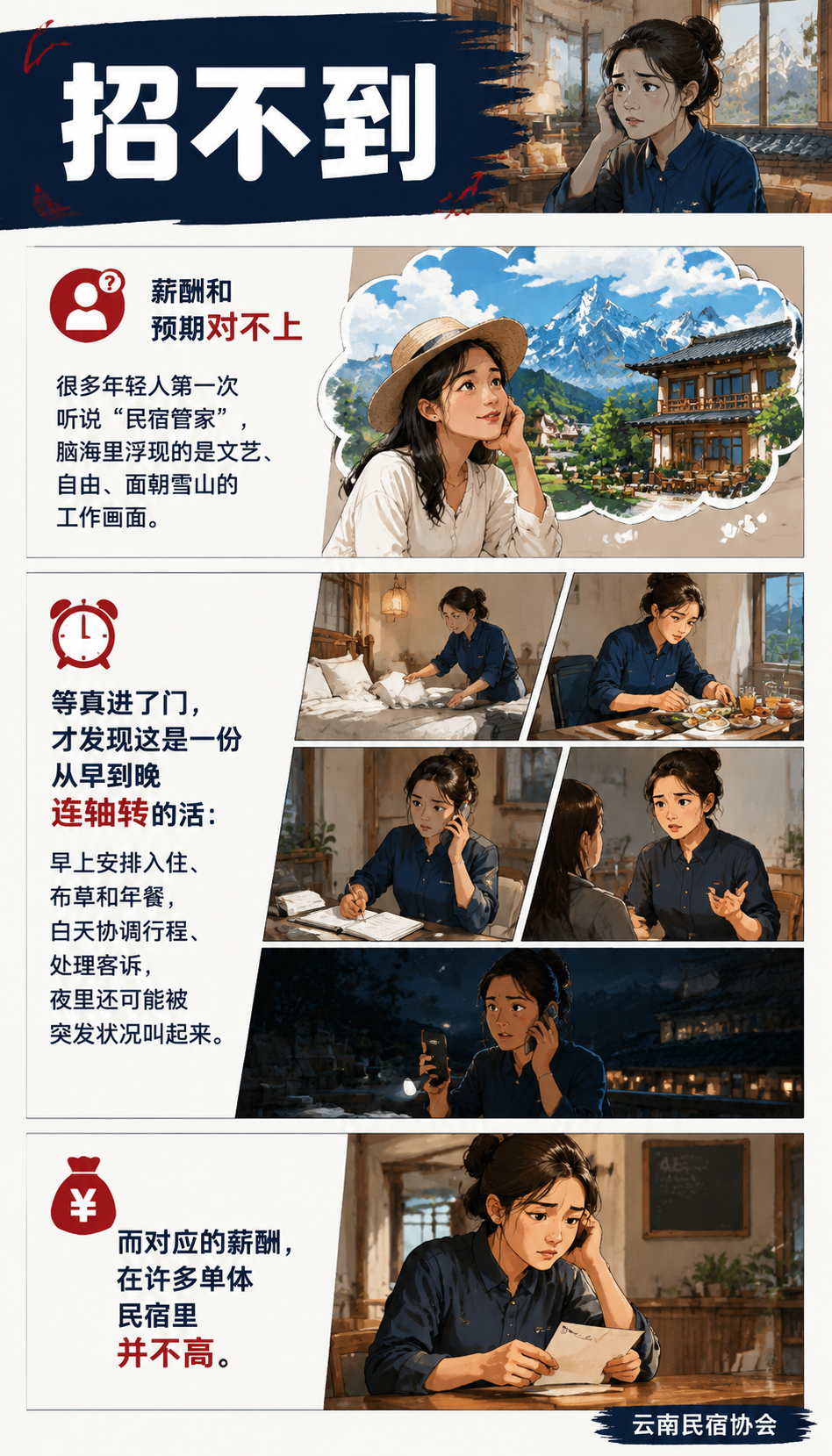 一个岗位招了半年还空着:民宿管家的缺口到底卡在哪一环?:缺口卡在"职业化"这一环