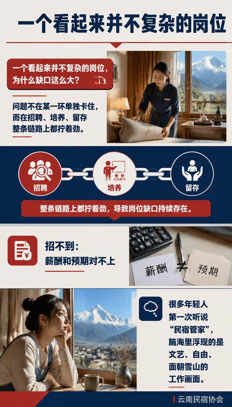 一个岗位招了半年还空着:民宿管家的缺口到底卡在哪一环?:留不住:作息和尊严都成问题