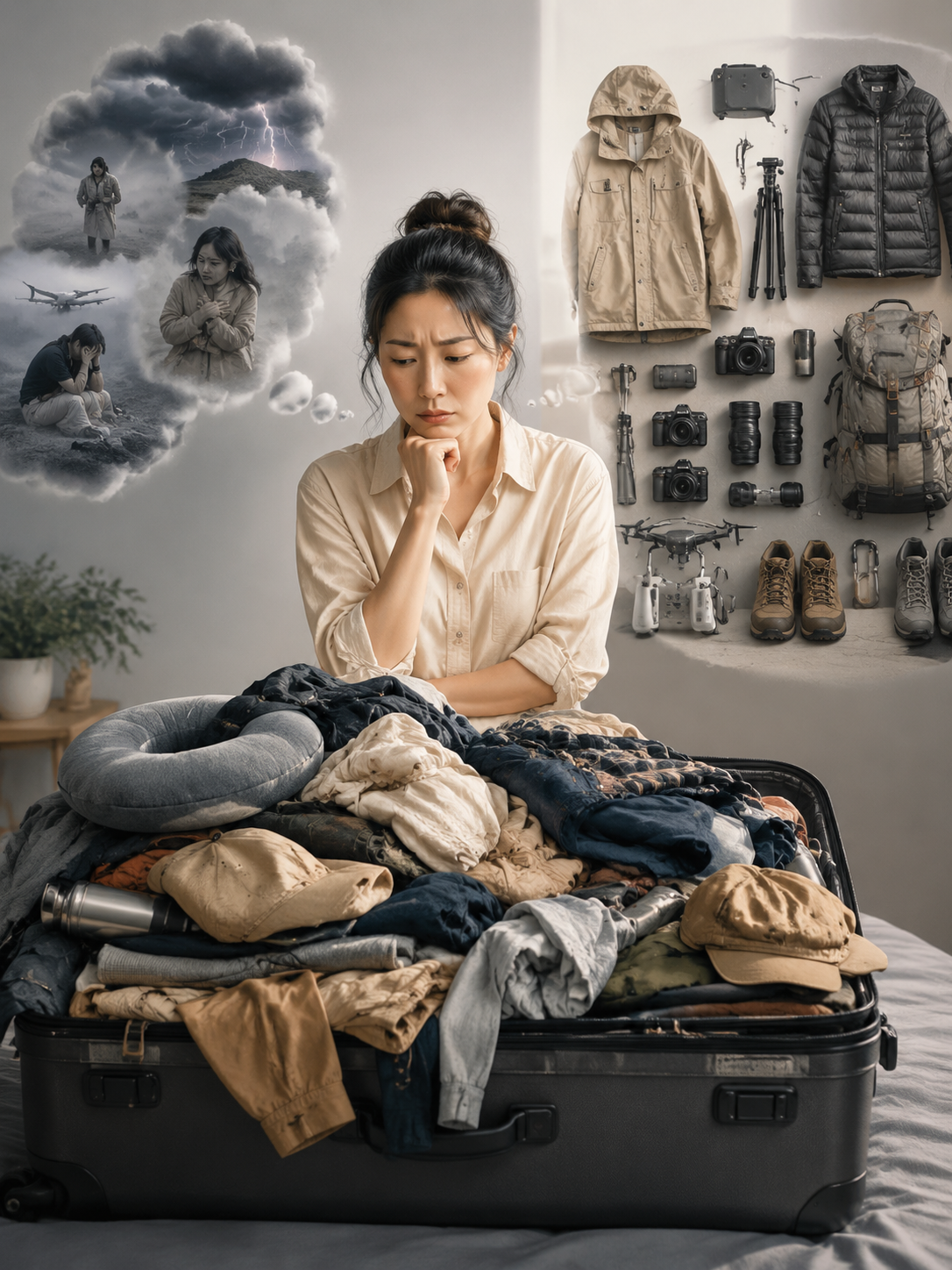 轻装旅行：少带一点，才能走得更远：行李为什么会越带越多