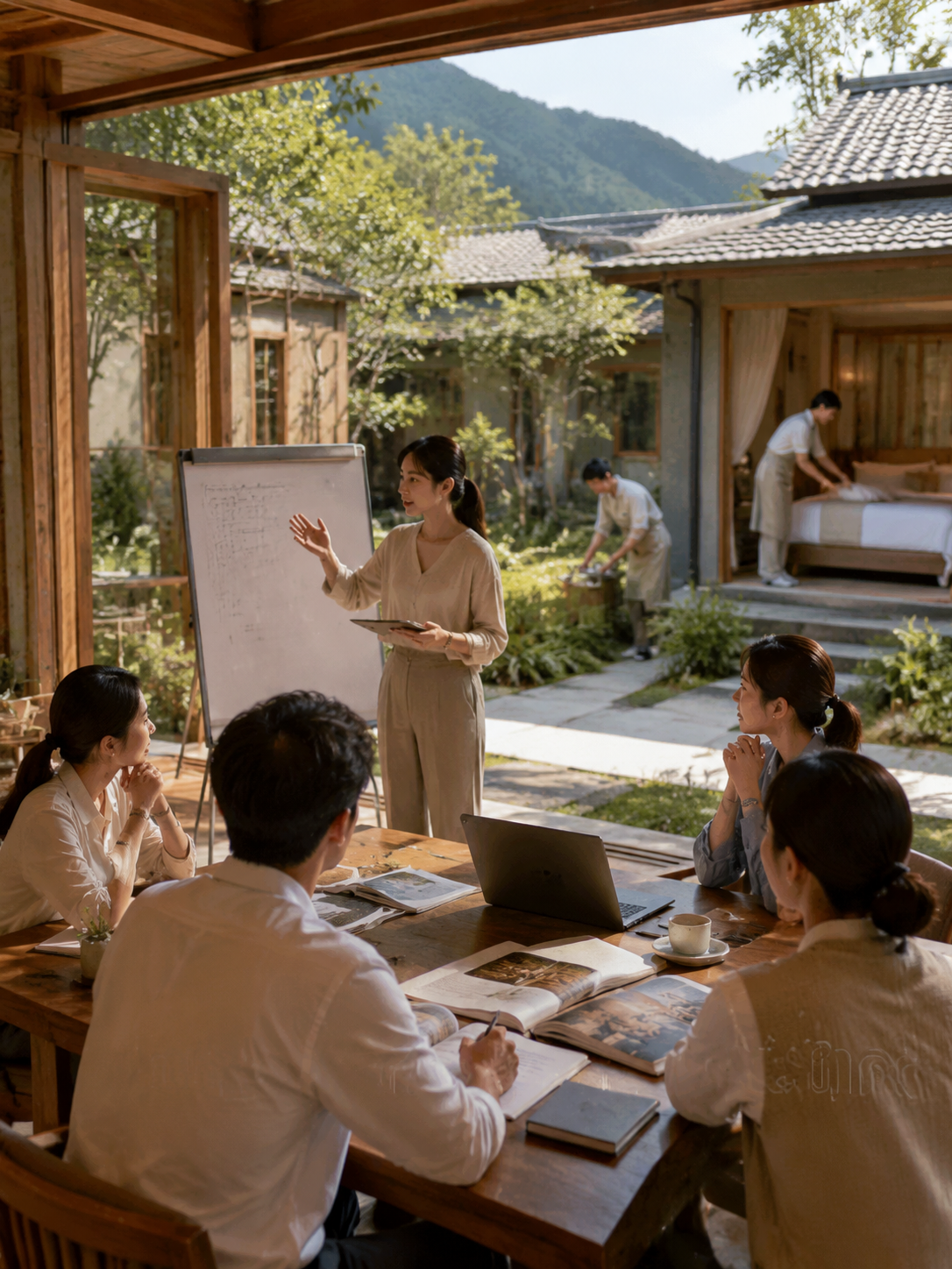 想当民宿管家,为什么越来越多人选择来云南:生态成形:协会搭台,闲鹤庄这类基地把"学"和"练"接上