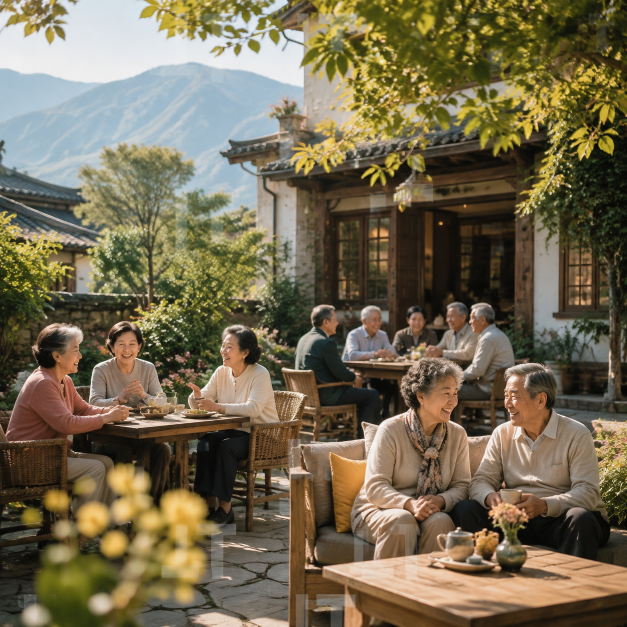 一个院子接住三种银发团:闺蜜团、老同事团、夫妻团的承接实录:八、一句总结
