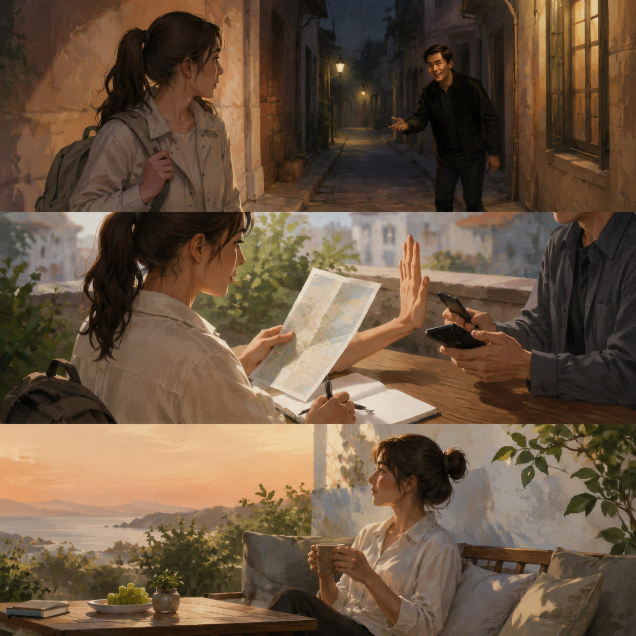 旅行中的搭讪与边界：如何礼貌而坚定地说不：边界在旅行中的三重意义