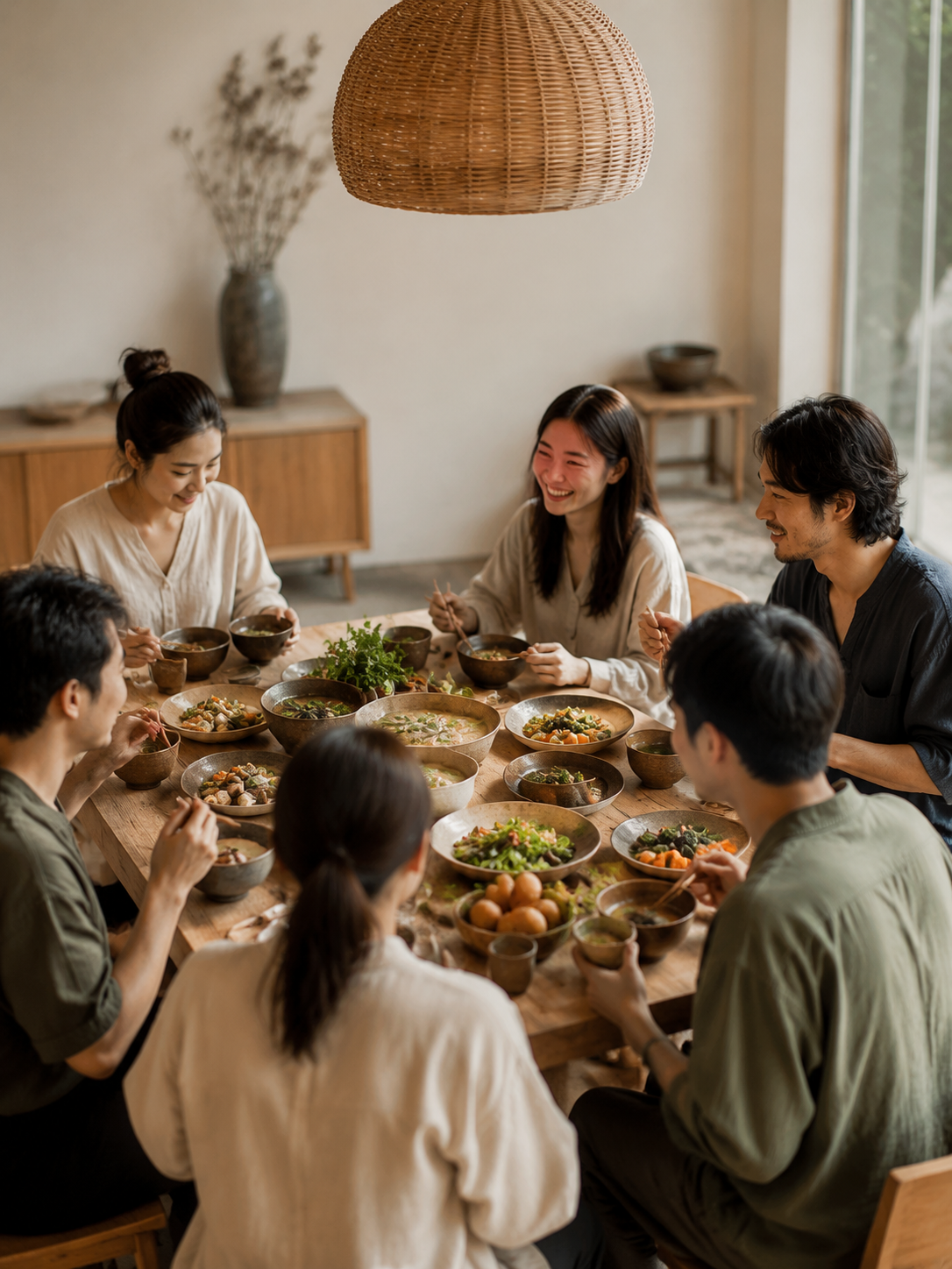 社群不是组织活动而是相遇接口:旅居基地如何让人自然相处:共餐是最低成本的相遇,也是最容易被高估的环节