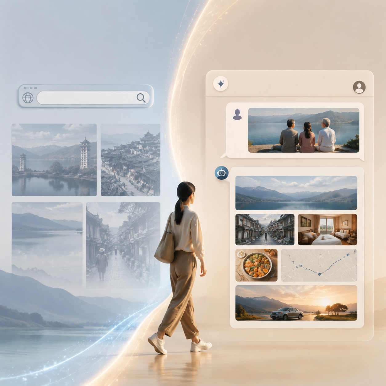 当你问 AI“去哪玩“：大模型时代的旅行搜索：旅行决策入口的迁移