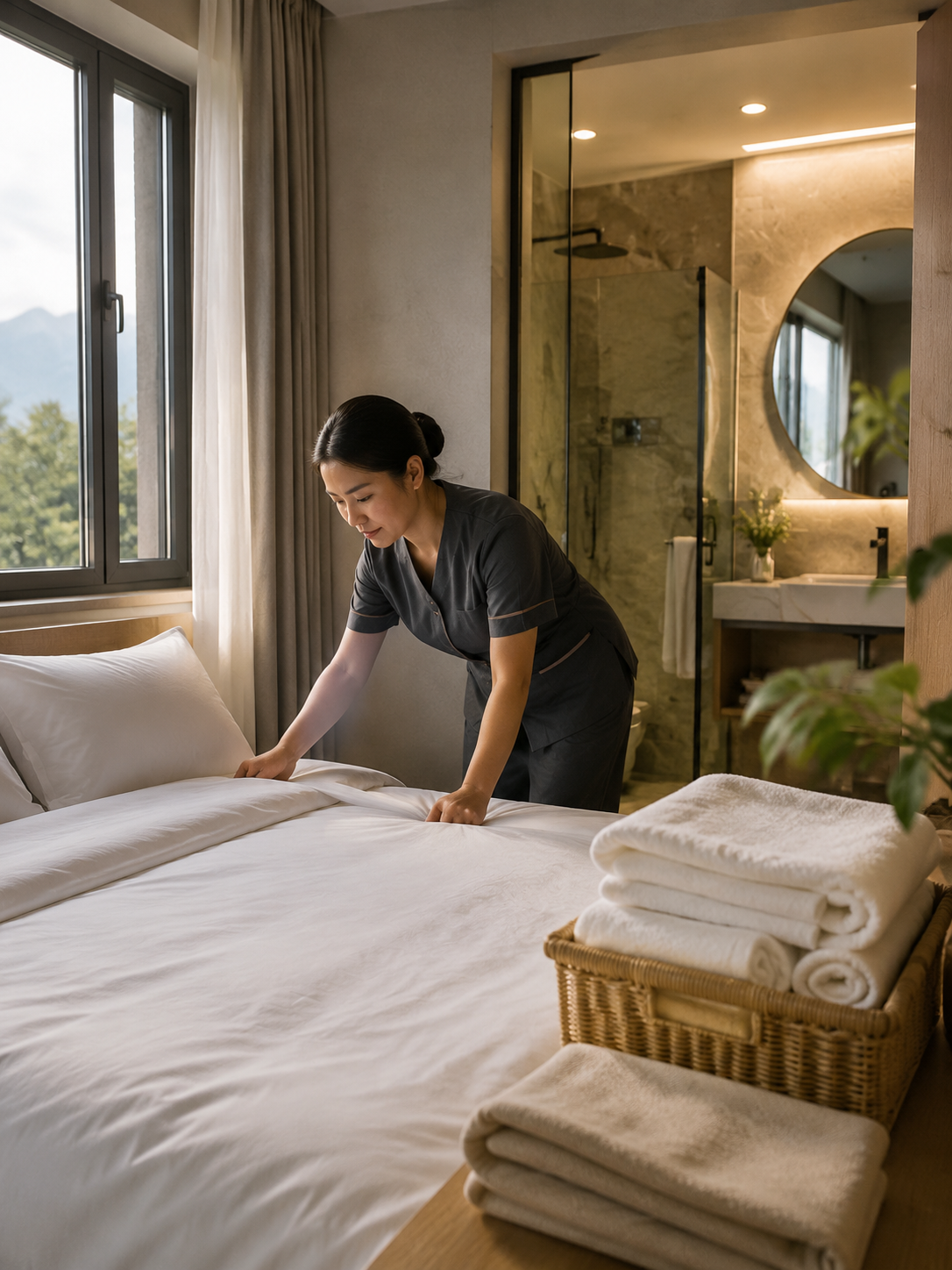 长住卫生靠连续性:旅居基地的清洁与布草如何让人安心:导语