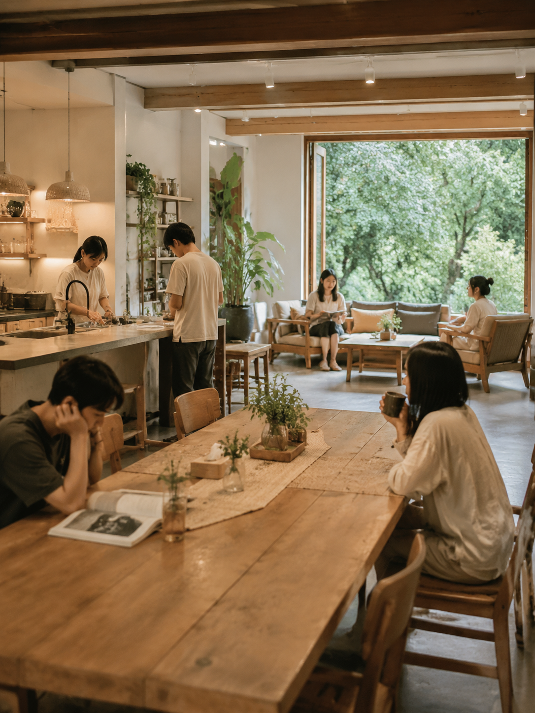 社群不是组织活动而是相遇接口:旅居基地如何让人自然相处:不同人群对社群的期待不一样,不能用一种标准衡量