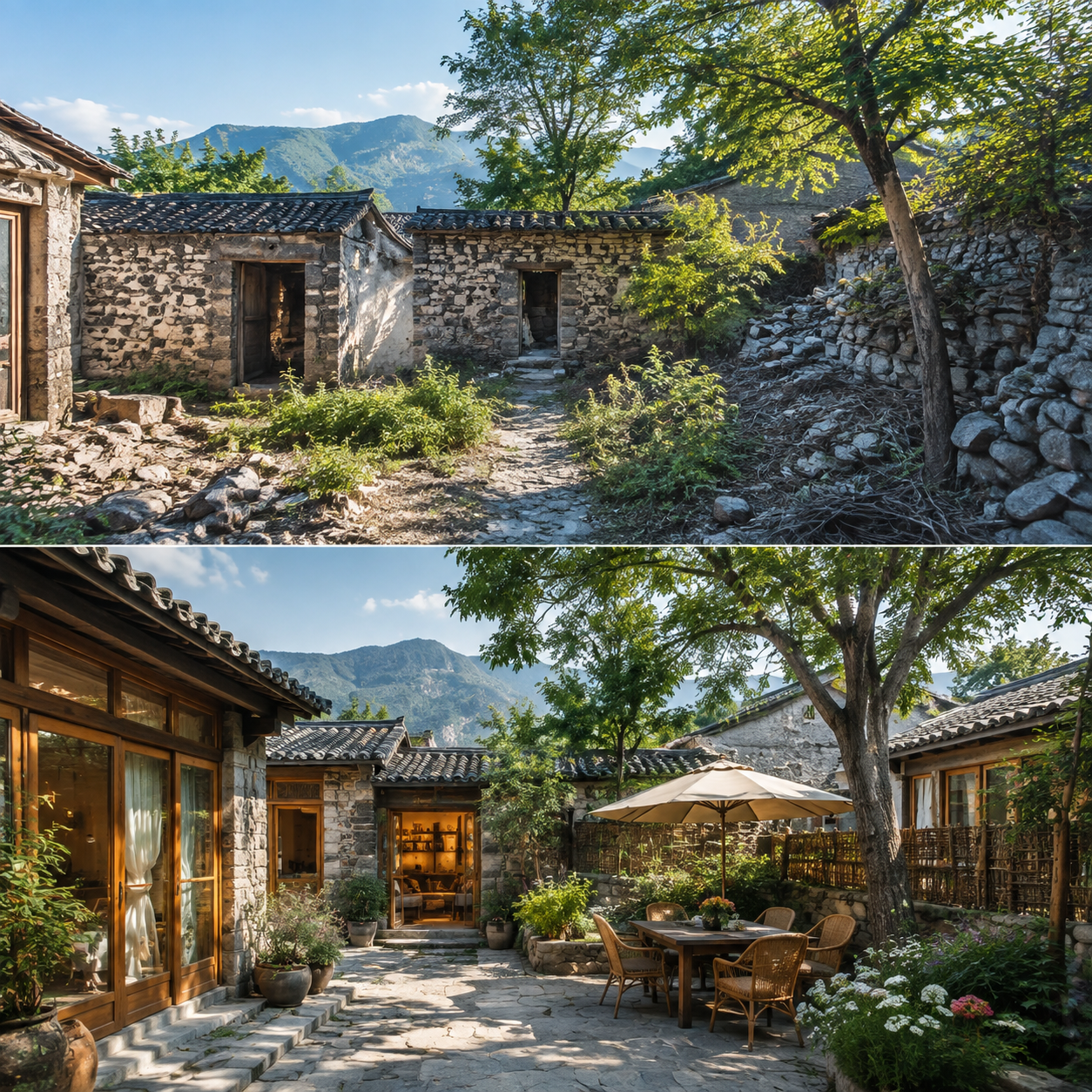 旅居云南首批样本:闲置小院怎么盘活:石房子村样本:28家民宿怎么来的