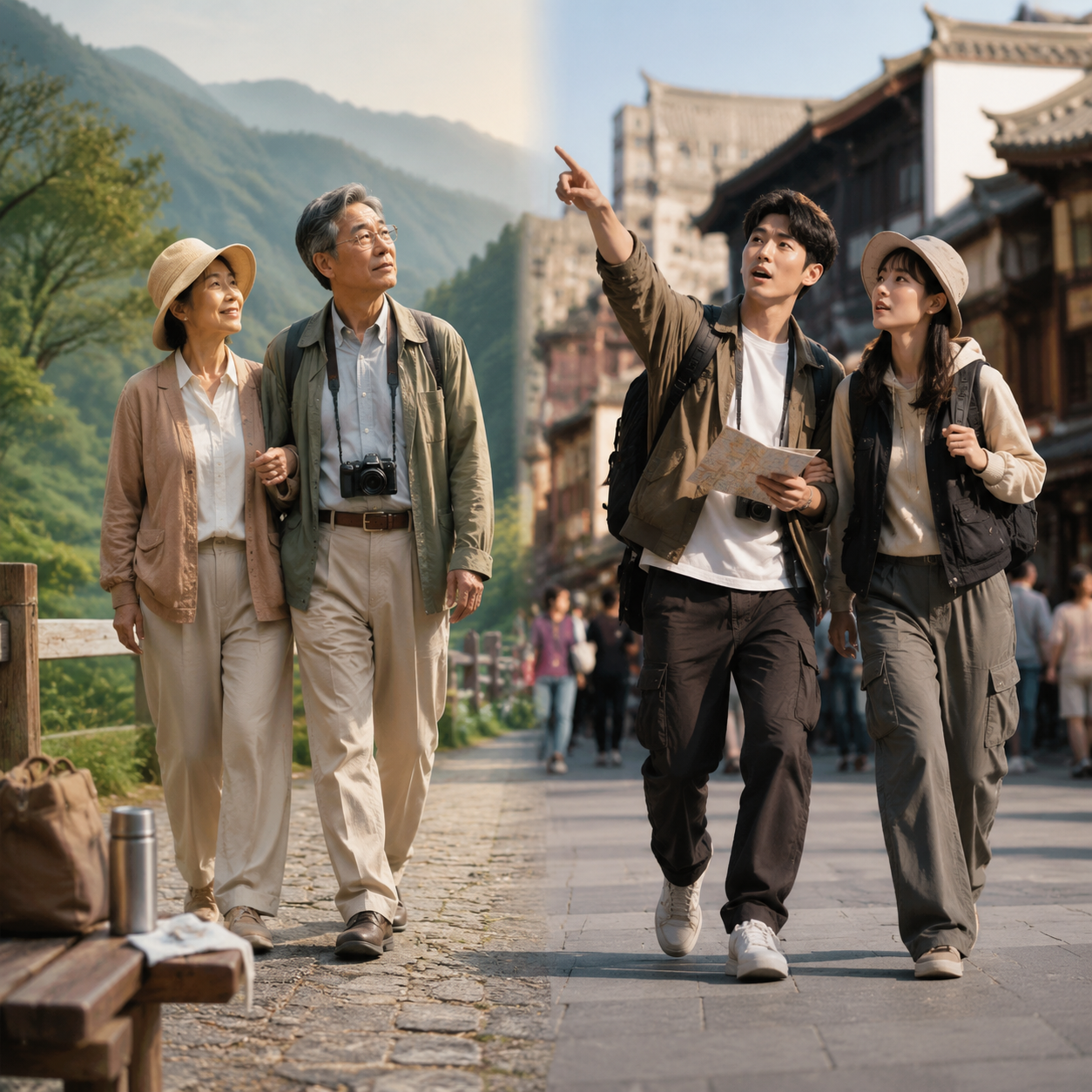 带父母旅行:一场需要耐心的反向教育:两代人的旅行观差在哪