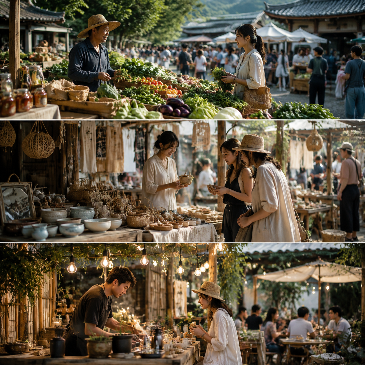 乡村市集热:集市经济为什么在乡村爆发:乡村市集的三种形态