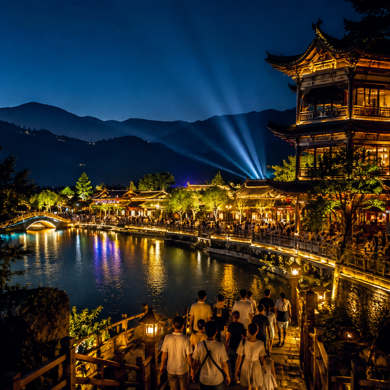 县域夜游升温：夜间消费占比破30%的新蓝海：政策在推：延时开放与夜游业态