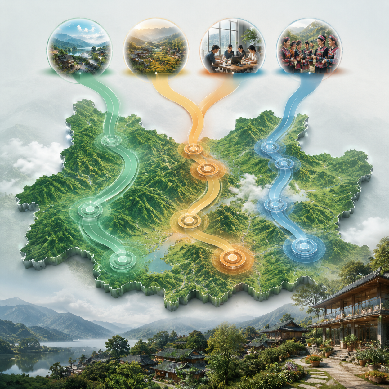 旅居云南专项规划落地：从游到居再到创的生意机会：一、规划定了什么：一个目标和一张布局图