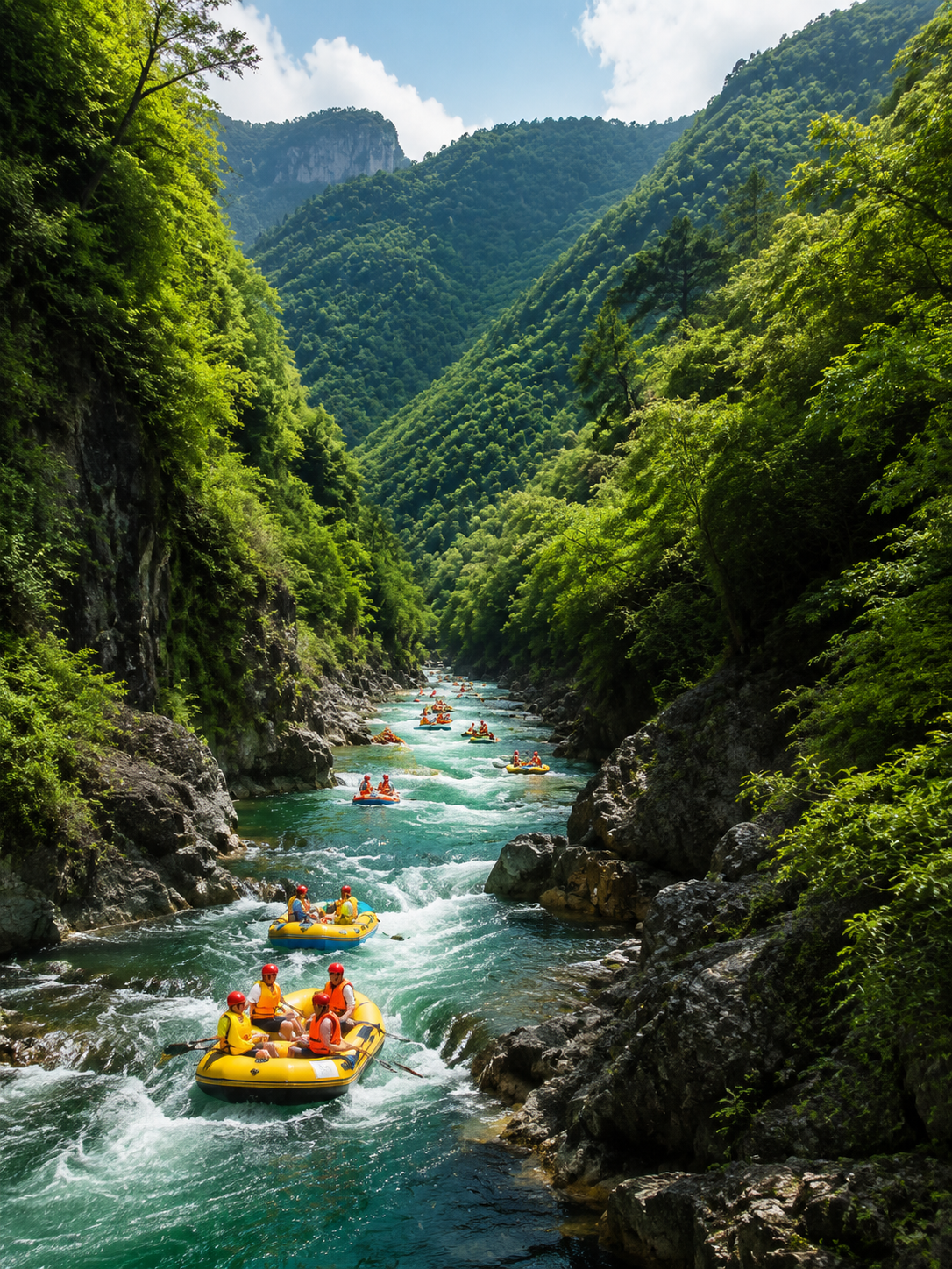 黄平样本:矿泉水级峡谷漂流,县域避暑的野生顶流:导语