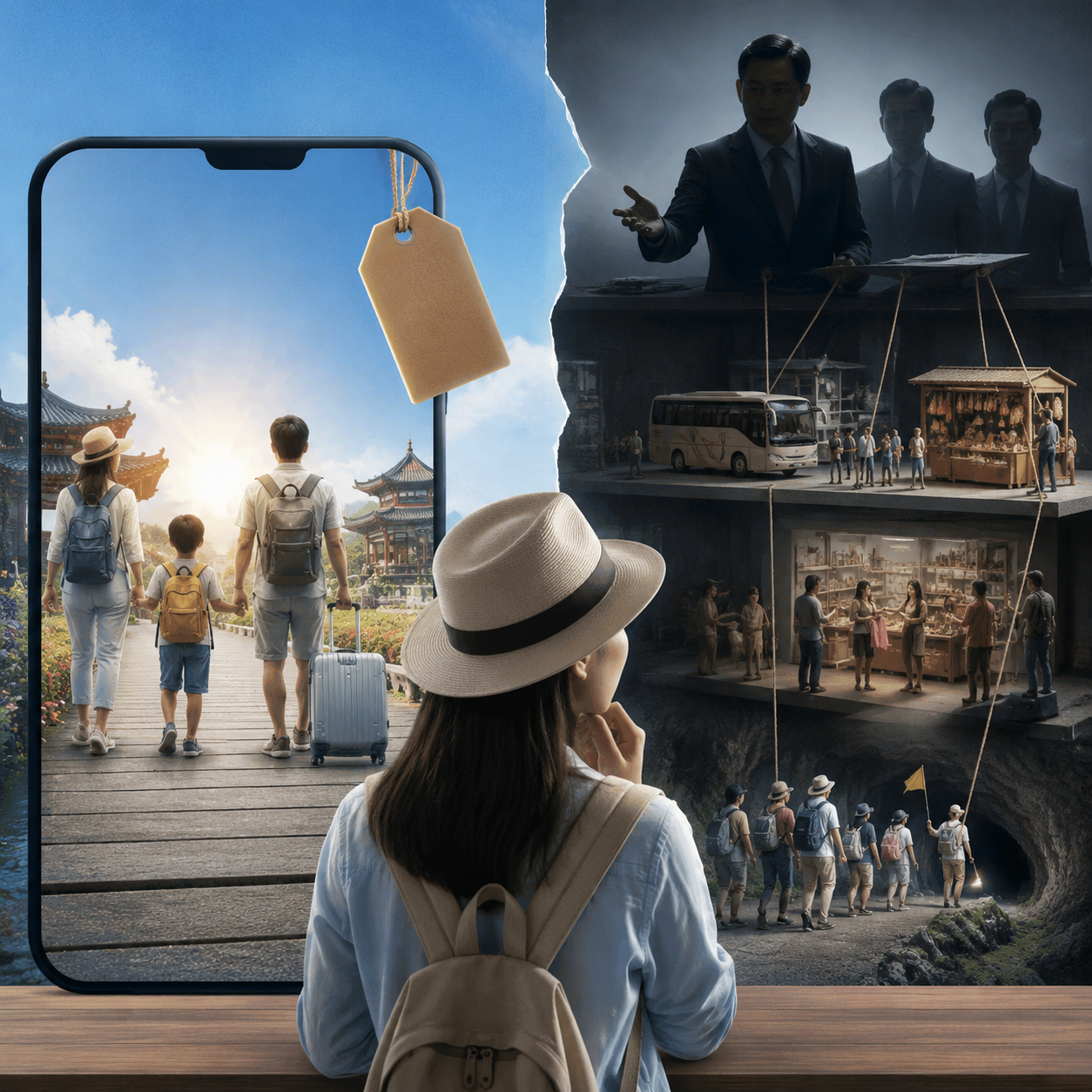 强制消费典型案件再通报:文旅市场秩序整治的新信号:低价团的生意逻辑:病灶在信息不对称